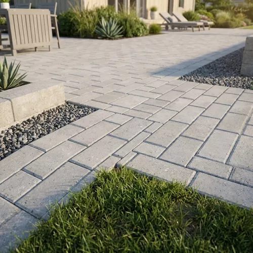 Markplatta Villa Slät Fasad Grå 400x200x50mm Benders
