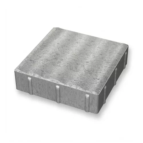 Marksten Bas Fasad Sinus Grå 210x210x60/55mm Benders