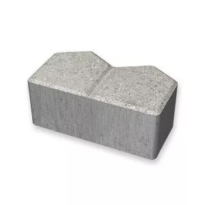 Marksten Delta Fasad Start-/slut Grå 80mm Benders