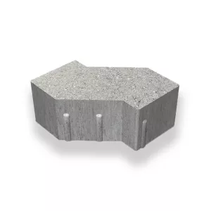 Marksten Epsilon Skarp Grå Helsten 80mm Benders