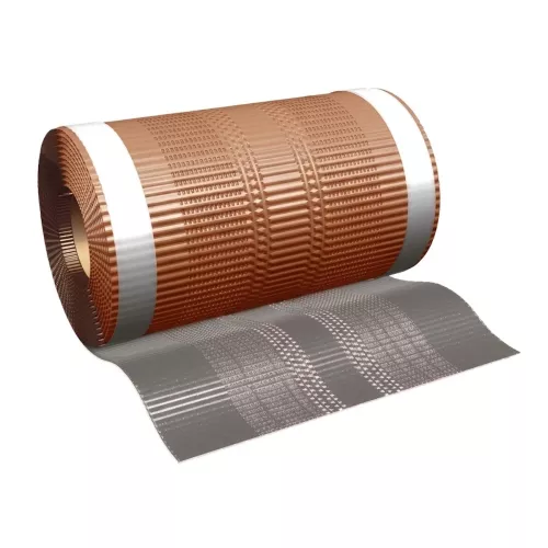 Nock Och Valmtätningsrulle Aluminium Roll 300mm 5m Ljusgrå Benders
