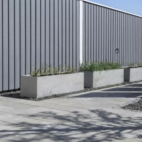Planteringslåda Grå 2050x600x600mm Benders