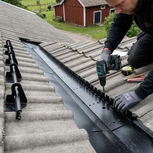 Ränndalsbeslag SNT BS-200 1,1m 5-P Svart, Benders 118420