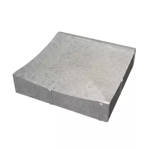 Ränndalsplatta Typ T Gren Grå 350x350x80/65mm Benders