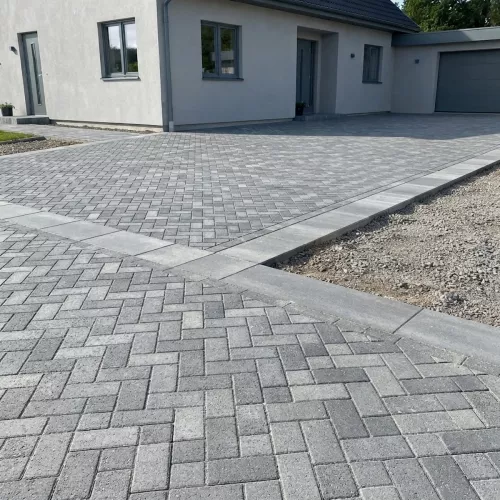 Siena Fasad Tredjedelssten Grå 233x78x100mm Benders Helpall