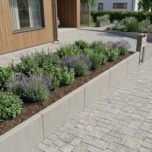 Stödmurelement L-stöd 4kN Grå 400x1000mm 2869107A Benders