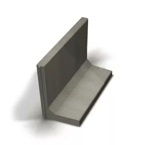 Stödmurelement L-stöd 4kN Grå 400x1000mm 2869107A Benders