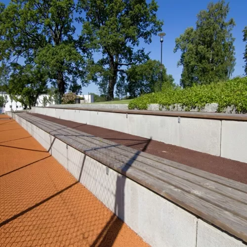 Stödmurelement L-stöd 4kN Grå 1200x1000mm 2869507A Benders
