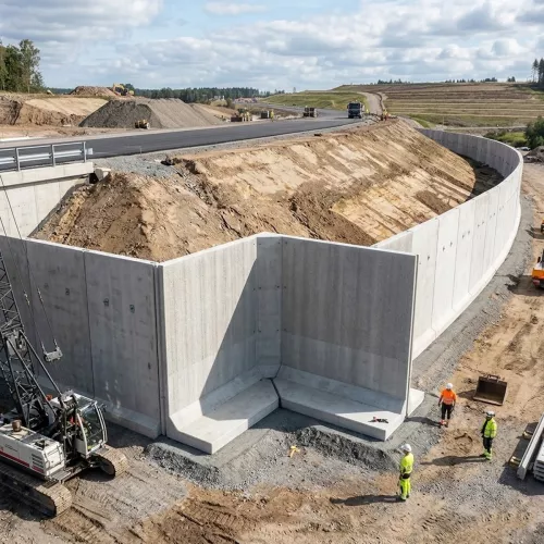 T-Stöd 4kN Hörn 90° Grå 4400mm, Benders 2872107A