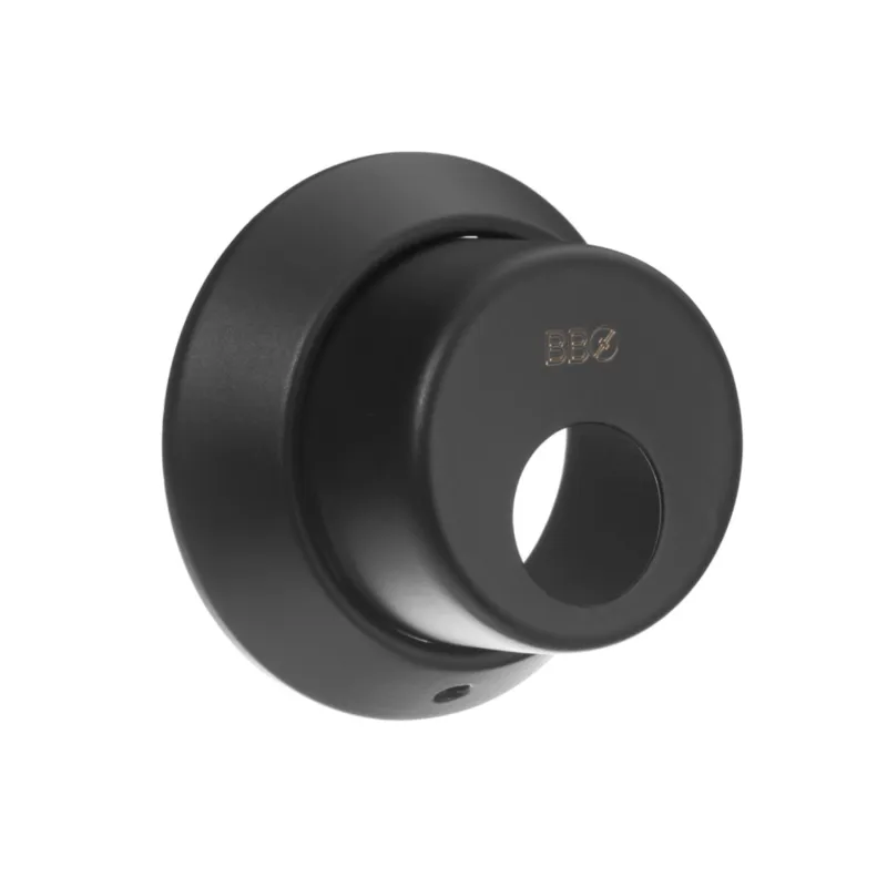 Cylinderskilt Rundt Hul Mat Sort Beslagsboden B730B