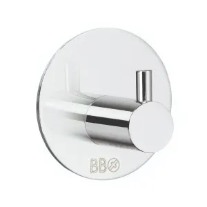 Enkelkrok Diameter 48mm Självhäftande Förkromad 10st Beslagsboden BK1101