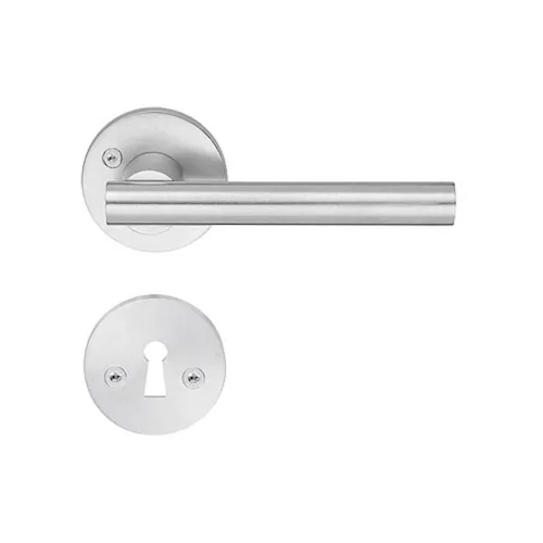 Indvendigt Dørhåndtag Design 115mm Børstet Krom Beslagboden B862KMN