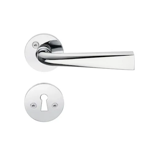 Indvendigt Dørhåndtag Design 123mm Poleret Krom Beslagsboden B877KN