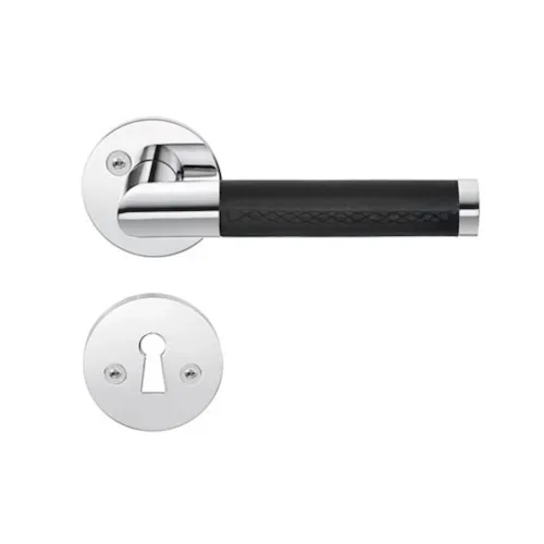 Indvendigt Dørhåndtag Design 125mm Poleret Krom Beslagsboden B858KN
