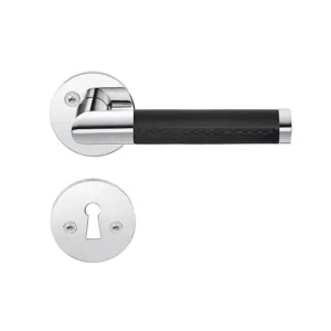 Indvendigt Dørhåndtag Design 125mm Poleret Krom Beslagsboden B858KN