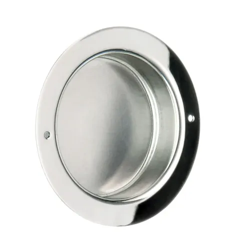 Skydedørsskål 50mm Poleret Rustfrit Stål Beslagboden BK903