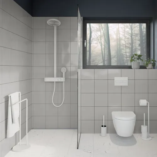 Toilet-/Reservepapirholder Hvid Beslagsboden BX1230