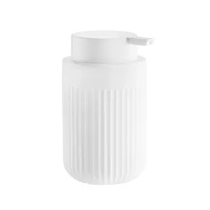 Sæbedispenser Rillet Mat Hvid Beslagsboden BX561