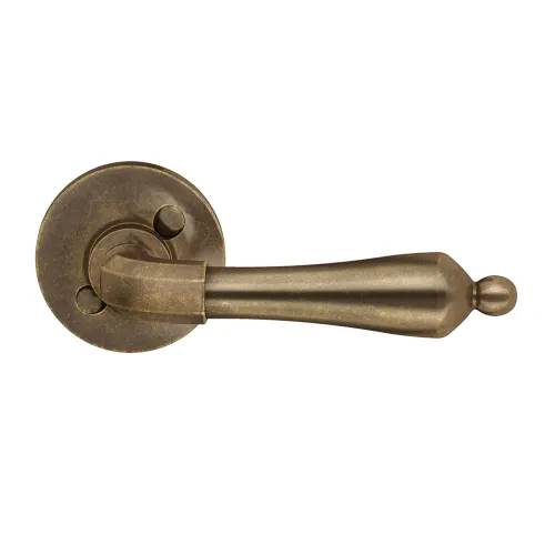 Ytterdörrhandtag 122mm Antik Mässingsfinish Beslagsboden B153A