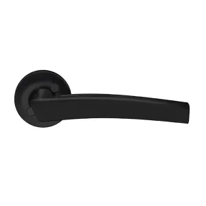 Ytterdörrhandtag 125mm Matt Svart Beslagsboden B138B