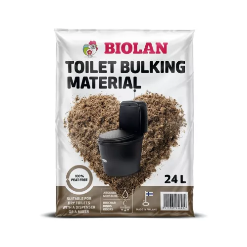 Litter Material 24L For Recreational Toilet Peat-Free Composting Biolan