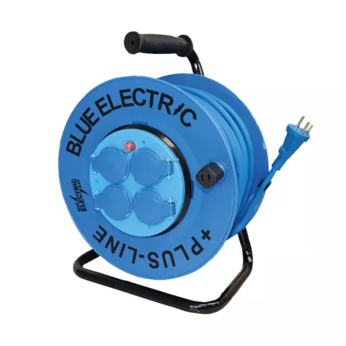 Kabeltromle Jordet 25m H07RN-F 3G1,5mm² IP44 Blue Electric