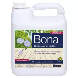Linseed Oil Soap For Wooden Decks 4L Bona