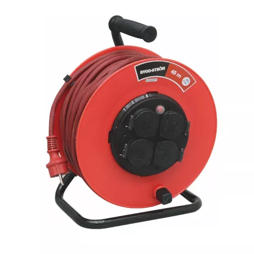 Professionel Kabeltromle Anti-Twist 40m H07RN-F (RDOE) 3G1,5mm² IP44 Bygg-Ström 2403928