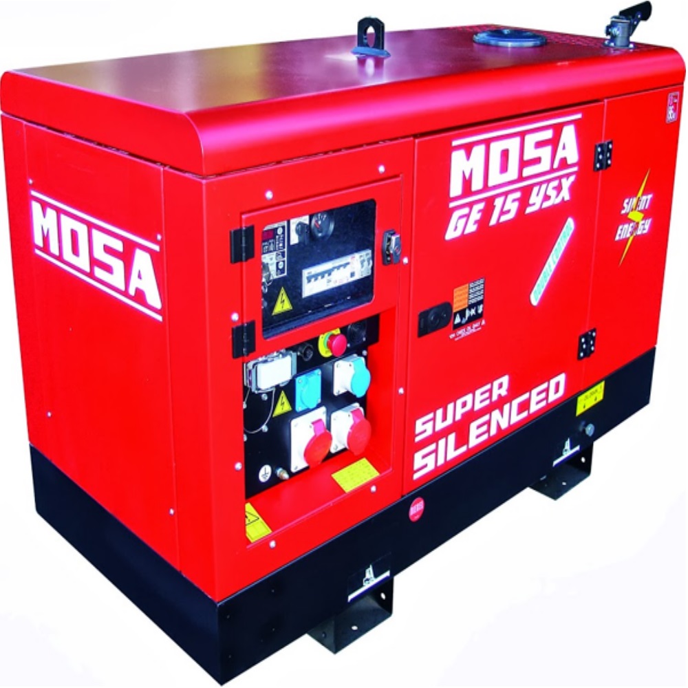 Mosa Dieselelverk GE15YSX 6,5/15 kVA 230V/400 V