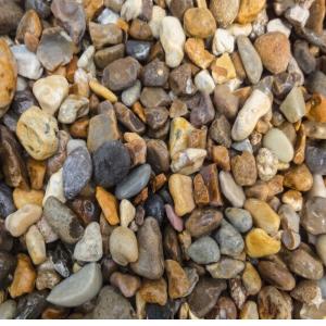 Dansk Sjösten Gulmelerad 8–16 mm (300 kg) – Naturlig dekorsten