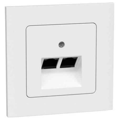 Data-teleuttag, infällt 2xRJ45, Connect 2 Home