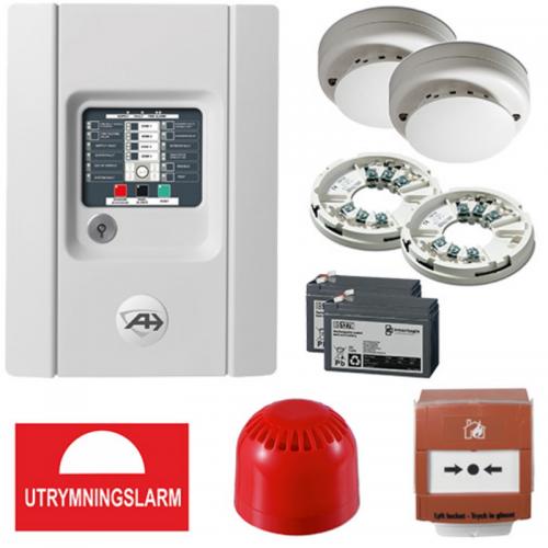 Brandlarmspaket 4 sektioner