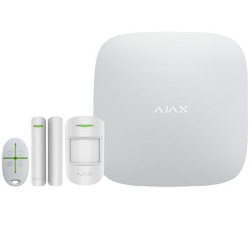 AJAX Ajax Alarm Startpaket (Vit, Svart) (Vit)