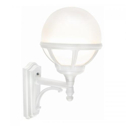 Vægarmatur Bologna Up, Hvid/Opal, 46W, IP54, E27 Norlys 361W