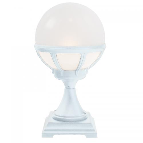 Bologna Portstolpe, Vit/Opal, 46W, E27, IP54, Norlys 313W