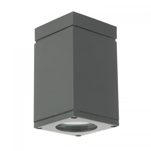 Loftslampe Sandvik GU10, LED, 4W, IP65, Grafit, Norlys 796GR