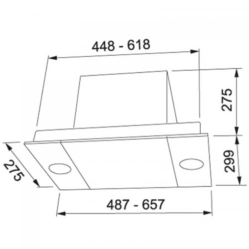 Fläkt 620 49 Franke Silver Led