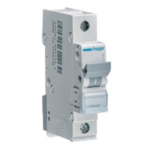 Miniature Afbryder 1Polet C-Kurve 25A 6kA 230-240V IP20 Hager