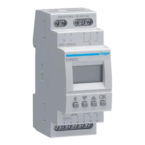 Multifunktion Tid Skifte 2 Kanaler 16A 230V IP20 Hager