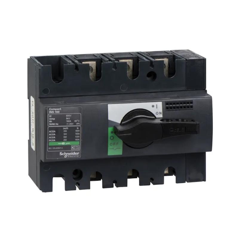 Afbryder Kompakt INS160 3Poler 160A 690V IP40 Schneider Electric