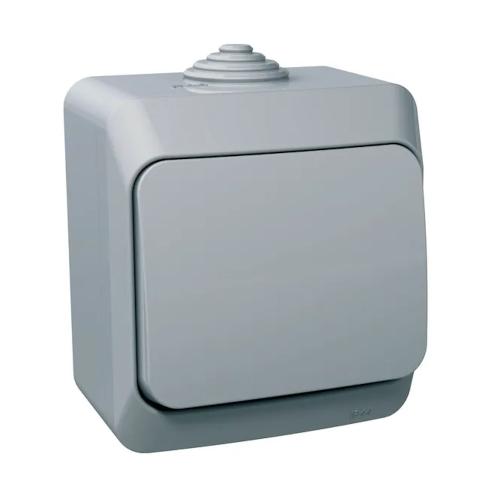 Cedar Plus 2-Vejs Skifte 1Pol 16A 250V IP44 Grå Schneider Electric