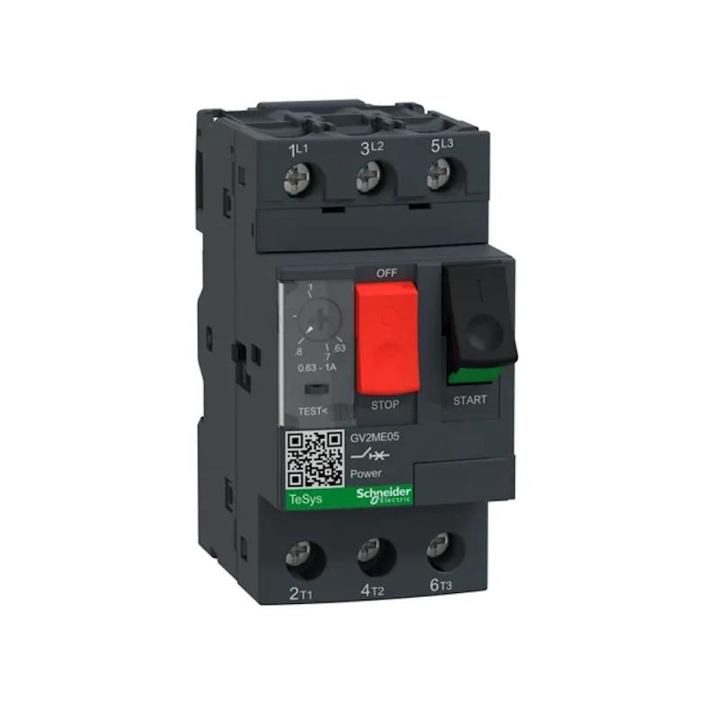 Motorafbryder TeSys Deca 3Polet 0,63-1A 230-690V IP20 Schneider Electric