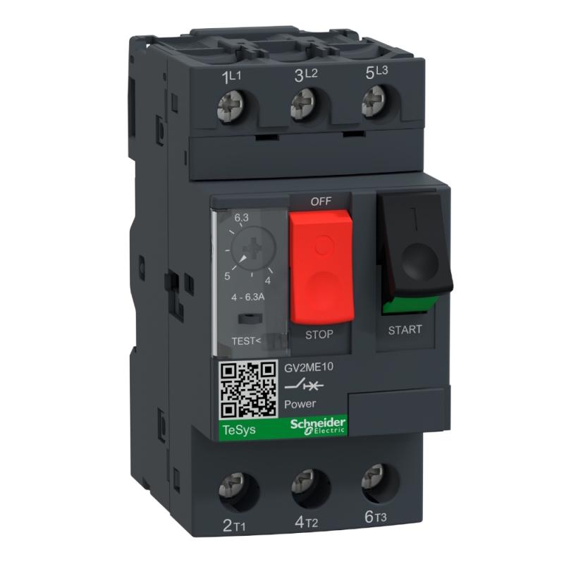 TeSys Deca Termisk Magnetisk Motorafbryder 3Polet 4-6,3A 230-690V IP20 Schneider Electric