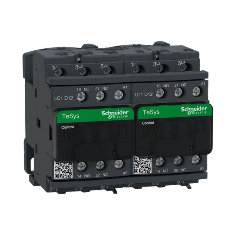 TeSys Deca Reverserende Kontaktor 3Polet AC-3 440V 12A 48VAC IP20 Spole Schneider Electric