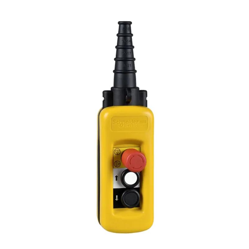 Pendelkontrollstation Harmony XAC 8 Tryckknappar 1,2A IP65 Gul Schneider Electric