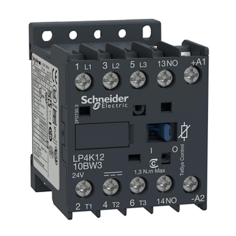 TeSys K Kontaktor 3Polet AC-3 12A 440V 24VDC Spole Schneider Electric