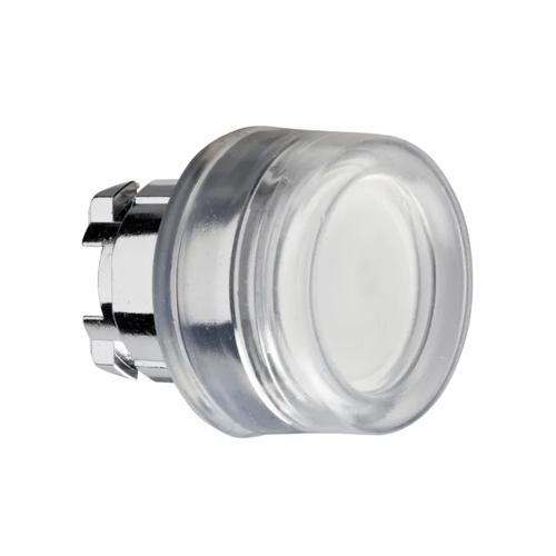 Oplyst Trykknaphoved Harmony XB4 22mm Hvid Schneider Electric