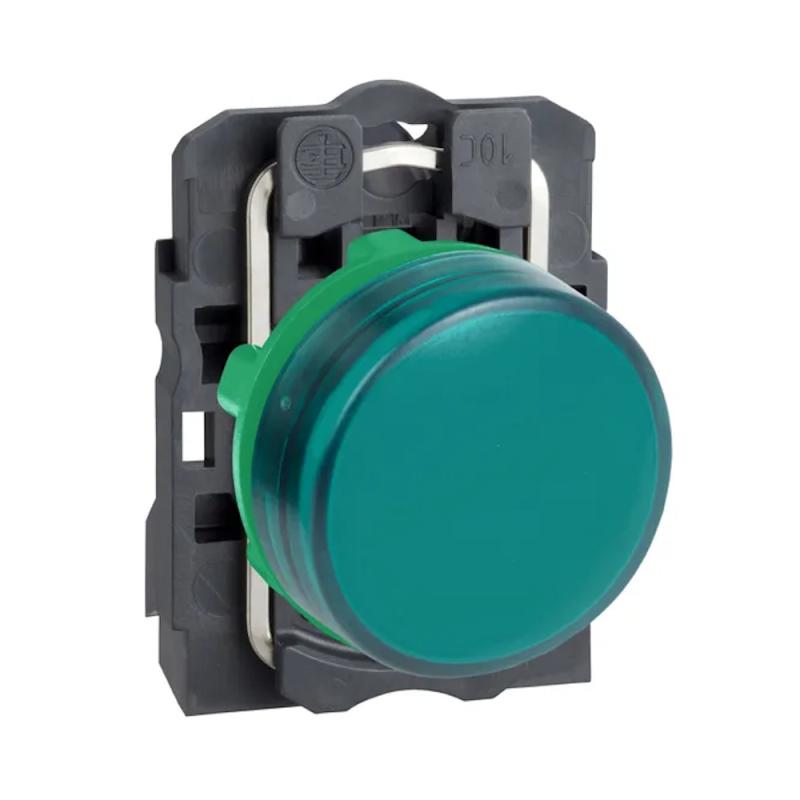 Pilotlys Almindelig Linse Med Integreret LED Harmony XB5 22mm 230-240VAC Schneider Electric