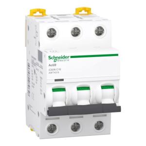 Miniature Circuit-Breaker Acti9 iC60N 3Poles C-Curve 16A 400V IP20 Schneider Electric