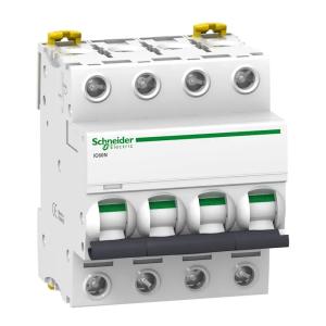 Miniature Circuit Breaker Acti9 iC60N 4Poles C-Curve 6A 400V IP20 Schneider Electric